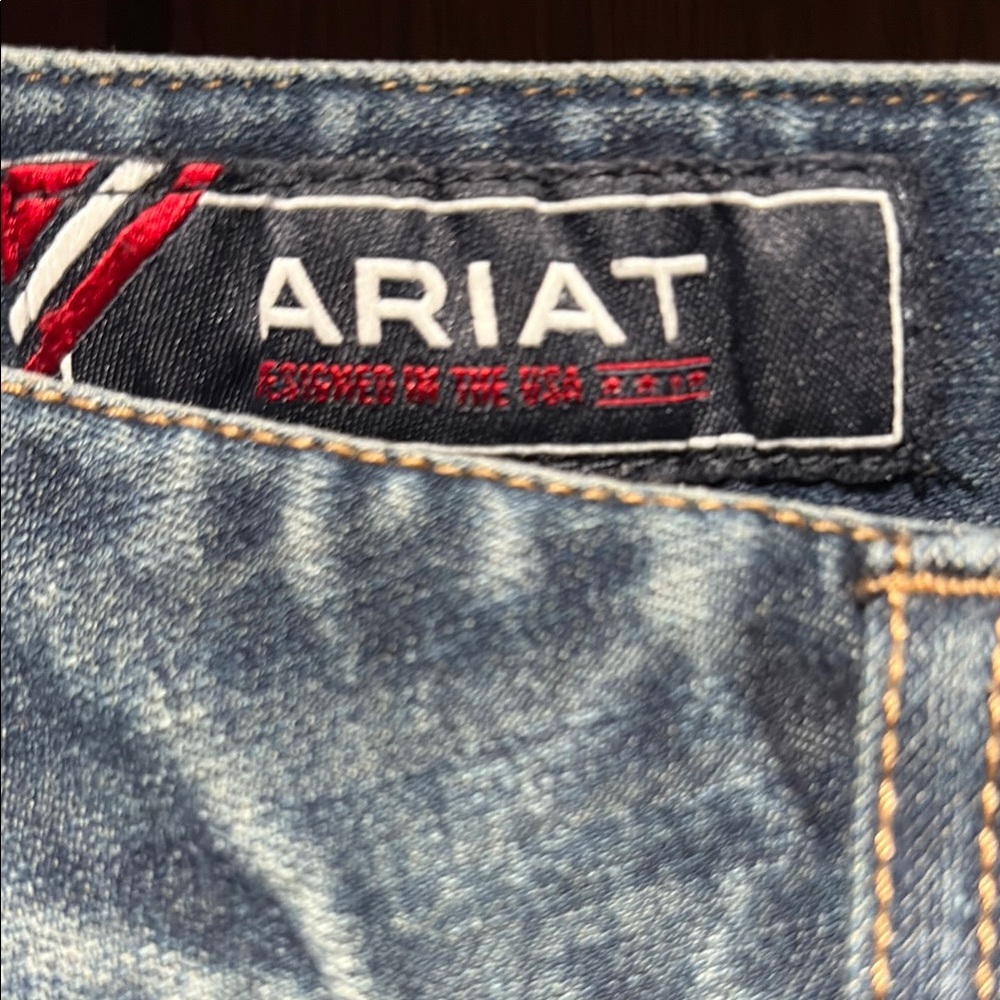 Ariat Jeans | Ariat Ultra High Rise Tomboy Wide Leg Jeans Riding - Picture 3 of 8